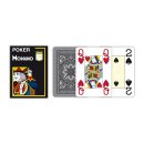 Modiano Texas Poker Size - 4 Jumbo Index - Profi plastové karty - hnedá - hnědá