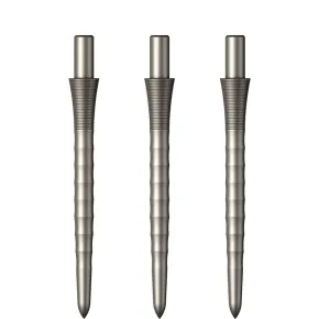 Mission Kovové hroty Sniper - Ripple - Silver - 28 mm