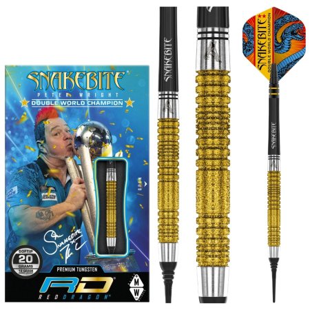 Red Dragon Šípky Peter Wright Double WC SE Gold Plus - 20g