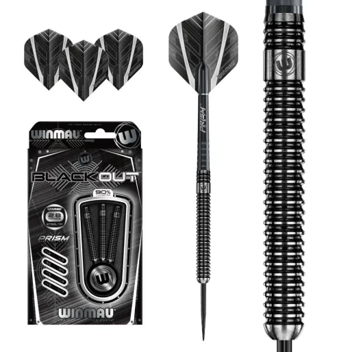 Winmau Šípky Steel Blackout - 24g