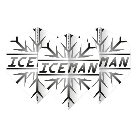 Red Dragon Letky Gerwyn Price Iceman Hardcore - Snowflake - Black RF6729