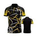 Arraz Košeľa Flare - Black & Yellow - 5XL