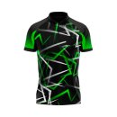 Arraz Košeľa Flare - Black & Green - 5XL