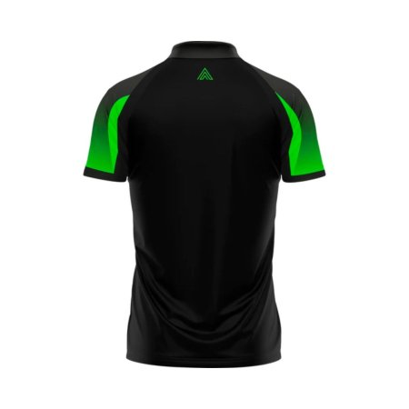 Arraz Košeľa Flare - Black & Green - XL