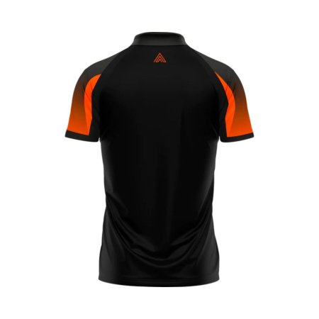 Arraz Košeľa Flare - Black & Orange - XL