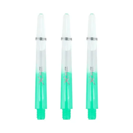 XQMax Darts Násadky Gradient with Logo - medium - clear green