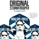 Mission Letky Original StormTrooper - Official Licensed - Storm Trooper - How Did I Miss - F4159