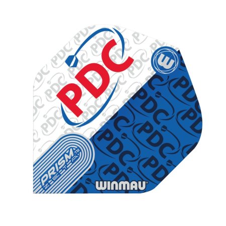 Winmau Letky Prism Zeta - PDC - White & Blue W6915.323