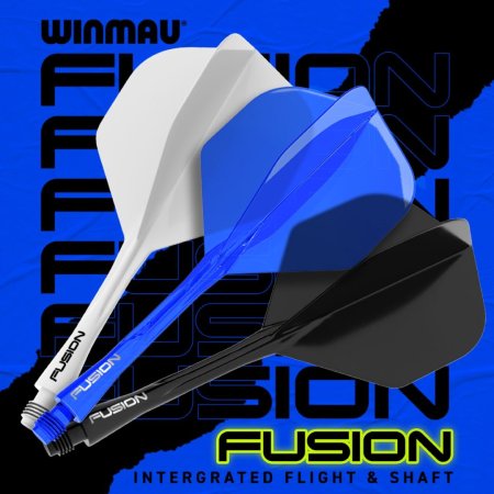 Winmau Letky Fusion - azure blue - medium