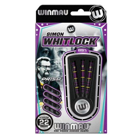 Winmau Šípky Steel Simon Whitlock - 85% tungsten - 22g