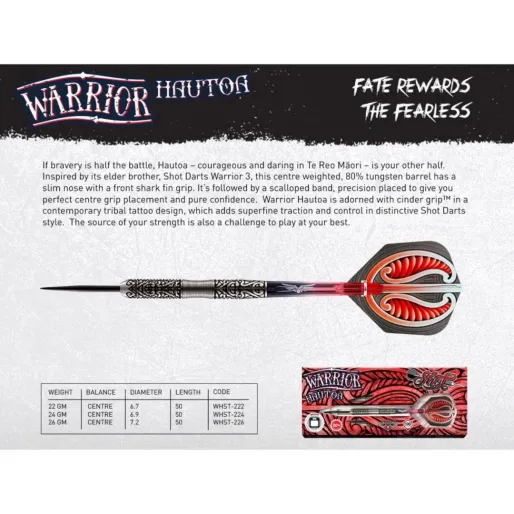 Shot Šípky Steel Warrior Hautoa - 24g