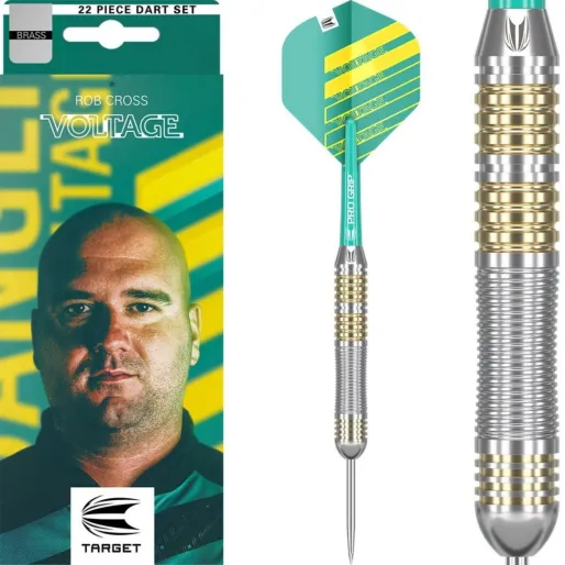Target - darts Šípky Steel Rob Cross - Brass - 22g