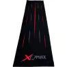 XQMax Darts Dart Mat - Koberec k terču - Streaks - Black & Red