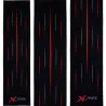 XQMax Darts Dart Mat - Koberec k terču - Streaks - Black & Red