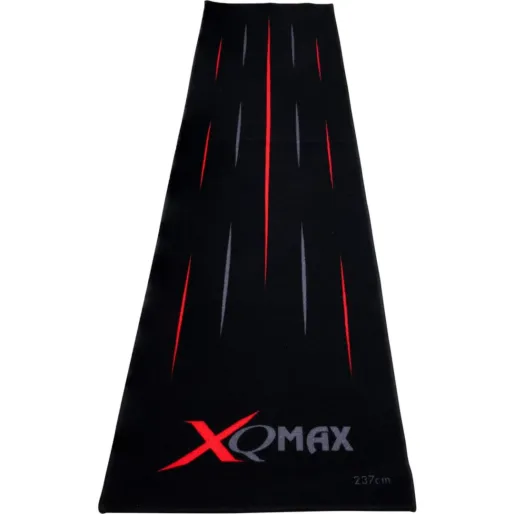 XQMax Darts Dart Mat - Koberec k terču - Streaks - Black & Red