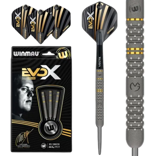 Winmau Šípky Steel Michael van Gerwen - EVO X - 21g
