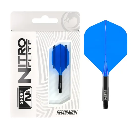 Red Dragon Letky Nitro Flite - No2 - black & blue - short