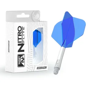 Red Dragon Letky Nitro Flite - No2 - white & blue - short