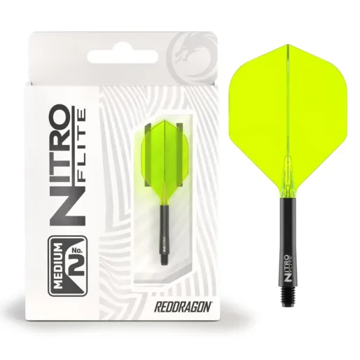 Red Dragon Letky Nitro Flite - No2 - black & yellow - medium