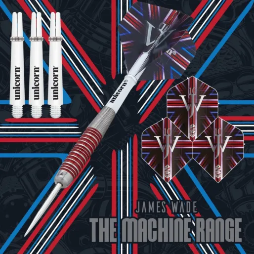 Unicorn Šípky Steel The Machine - James Wade - 90% - 26g