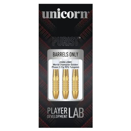Unicorn Šípky Steel Purist Barrels Only Phase 2 - John Lowe - 23g