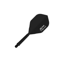 XQMax Darts Letky s násadkami Fenix - Short - Black