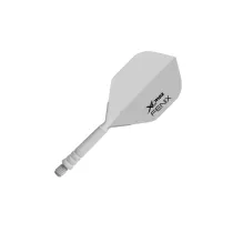 XQMax Darts Letky s násadkami Fenix - Short - White