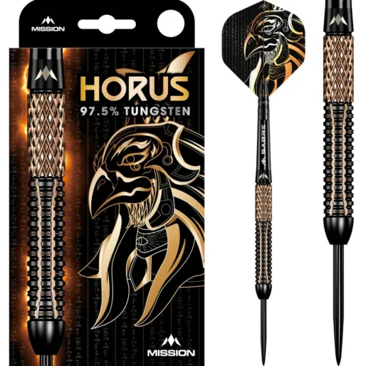Mission Šípky Steel Horus - Black & Bronze Electro - 23g