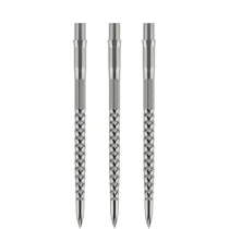 Mission Kovové hroty Caliburn - Ripple - Silver - 38 mm