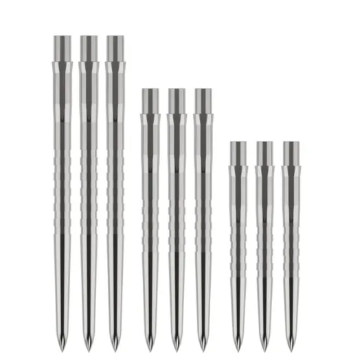 Mission Kovové hroty Caliburn - Grooved - Silver - 38 mm