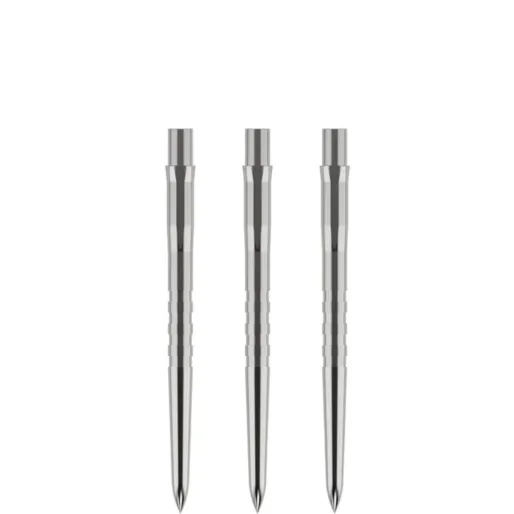 Mission Kovové hroty Caliburn - Grooved - Silver - 32 mm