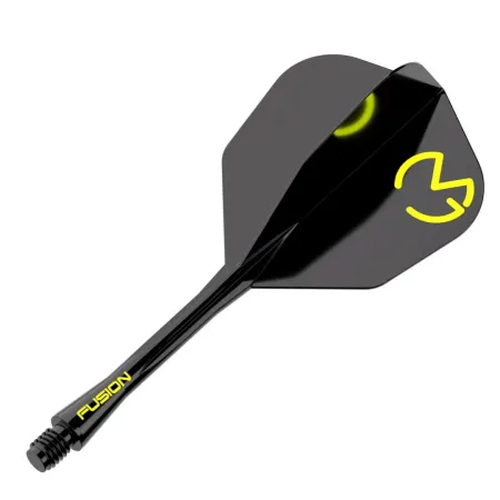Winmau Letky Fusion MvG - No6 - black & green - medium