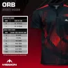 Mission Košeľa Orb - Black & Red - L