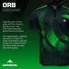 Mission Košeľa Orb - Black & Green - S