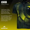 Mission Košeľa Orb - Black & Yellow - XL