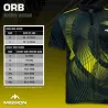 Mission Košeľa Orb - Black & Yellow - XL