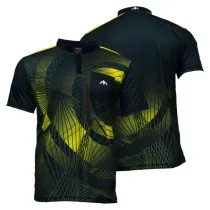 Mission Košeľa Orb - Black & Yellow - XXL