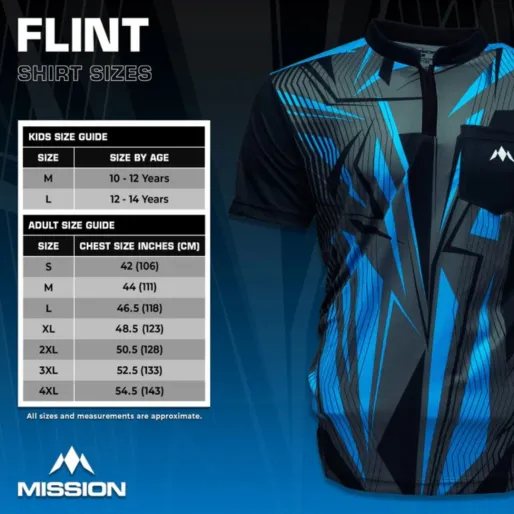 Mission Košeľa Flint - Black & Blue - L