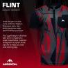 Mission Košeľa Flint - Black & Red - XXL