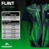 Mission Košeľa Flint - Black & Green - XXL