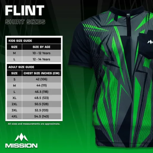 Mission Košeľa Flint - Black & Green - XXL