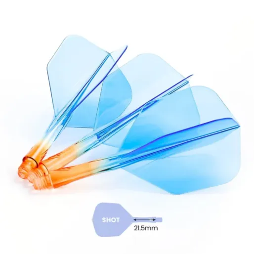 Caliburn Letky SUP - No6 - Two Tone - Orange & Blue - short