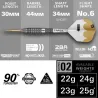 Target - darts Šípky Steel Redux 02 - Swiss Point - 22g