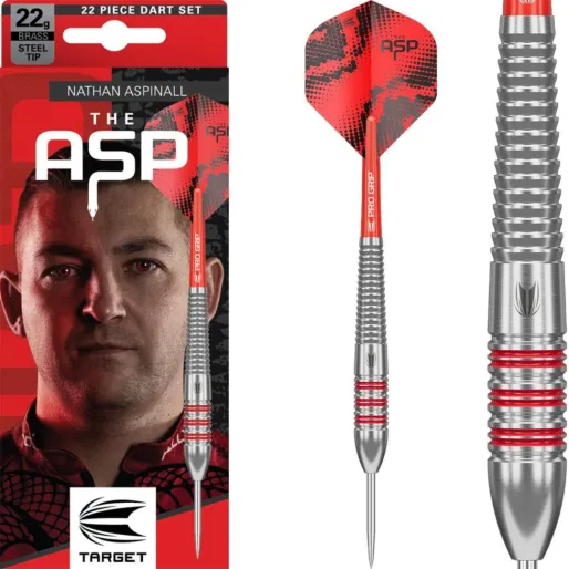 Target - darts Šípky Steel Nathan Aspinall - Brass - 22g