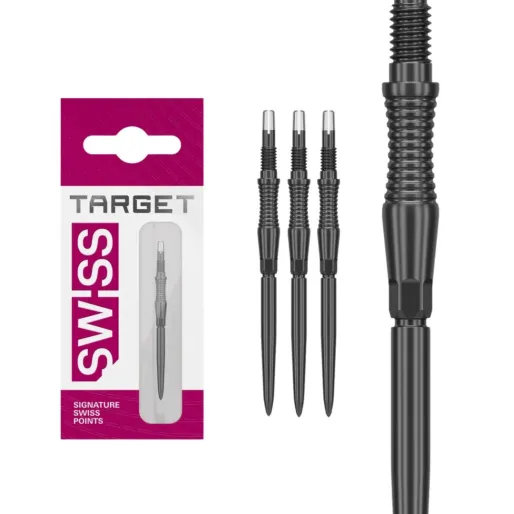 Target - darts Kovové hroty - Swiss Points - Signature RST - Black - 35 mm