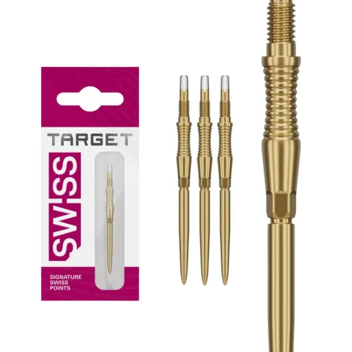 Target - darts Kovové hroty - Swiss Points - Signature RST - Gold - 35 mm