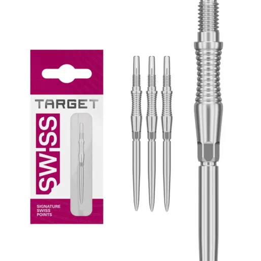 Target - darts Kovové hroty - Swiss Points - Signature RST - Silver - 35 mm