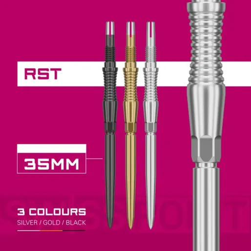 Target - darts Kovové hroty - Swiss Points - Signature RST - Silver - 35 mm