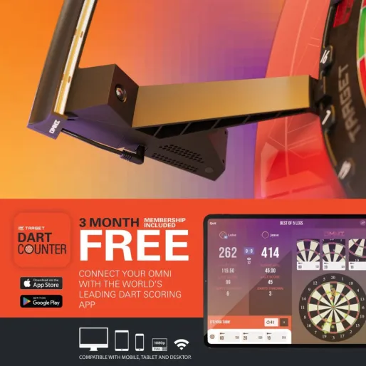Target - darts Omni Auto Scoring System - Automatický kamerový systém pre šípky