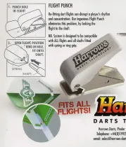 Harrows Flight Punch - vysekávač letiek - dierovač